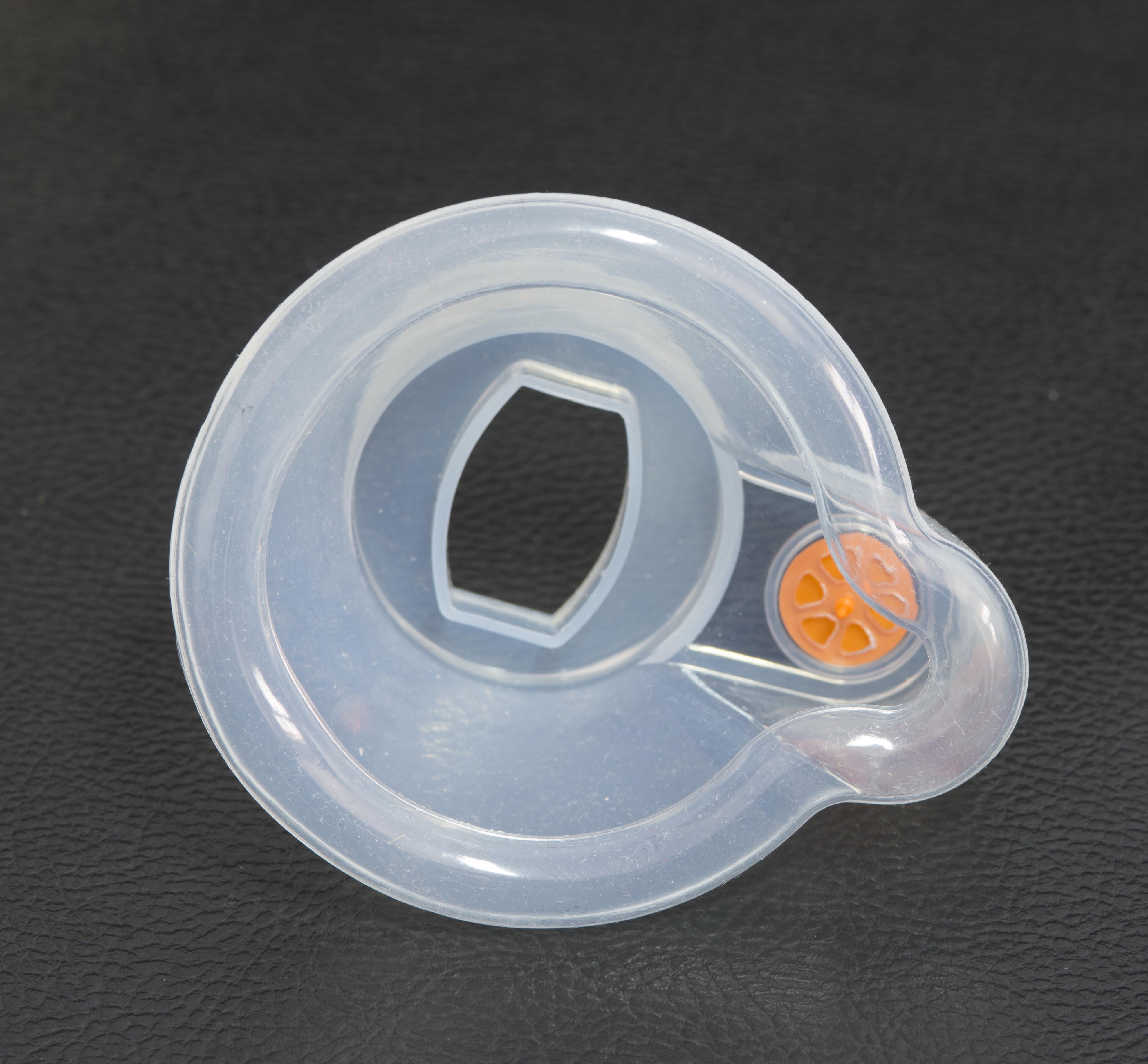 Silicon Mask-Fit Inhaler Mouthpiece